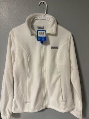 Columbia Women’s Cream Full-Zip Teddy Fleece Jacket